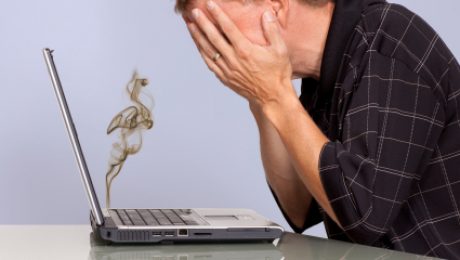 A Windows 10 user enjoying his upgrade