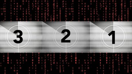 3-2-1 countdown over computer language background
