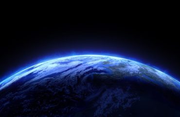 Horizon of Earth from space